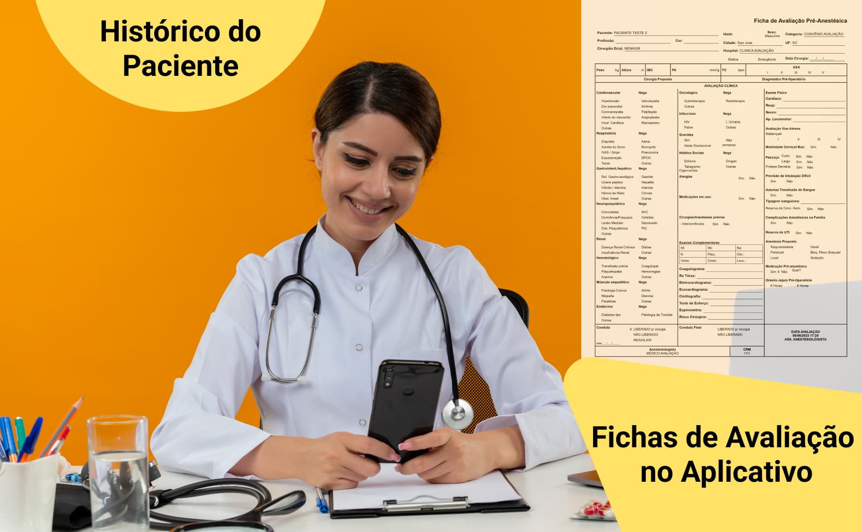 Acesso Prático e Seguro às Fichas Pré-Anestésicas e de Avaliação