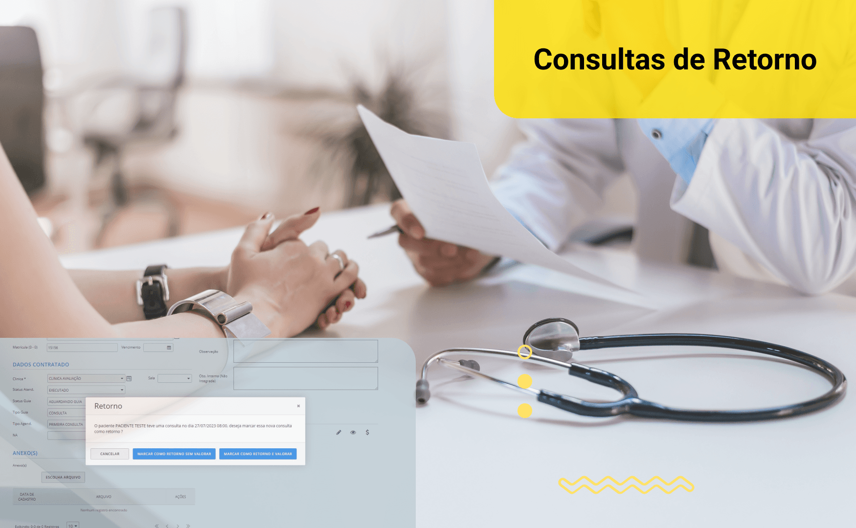 Gestão de Consultas de Retorno para Profissionais de Saúde
