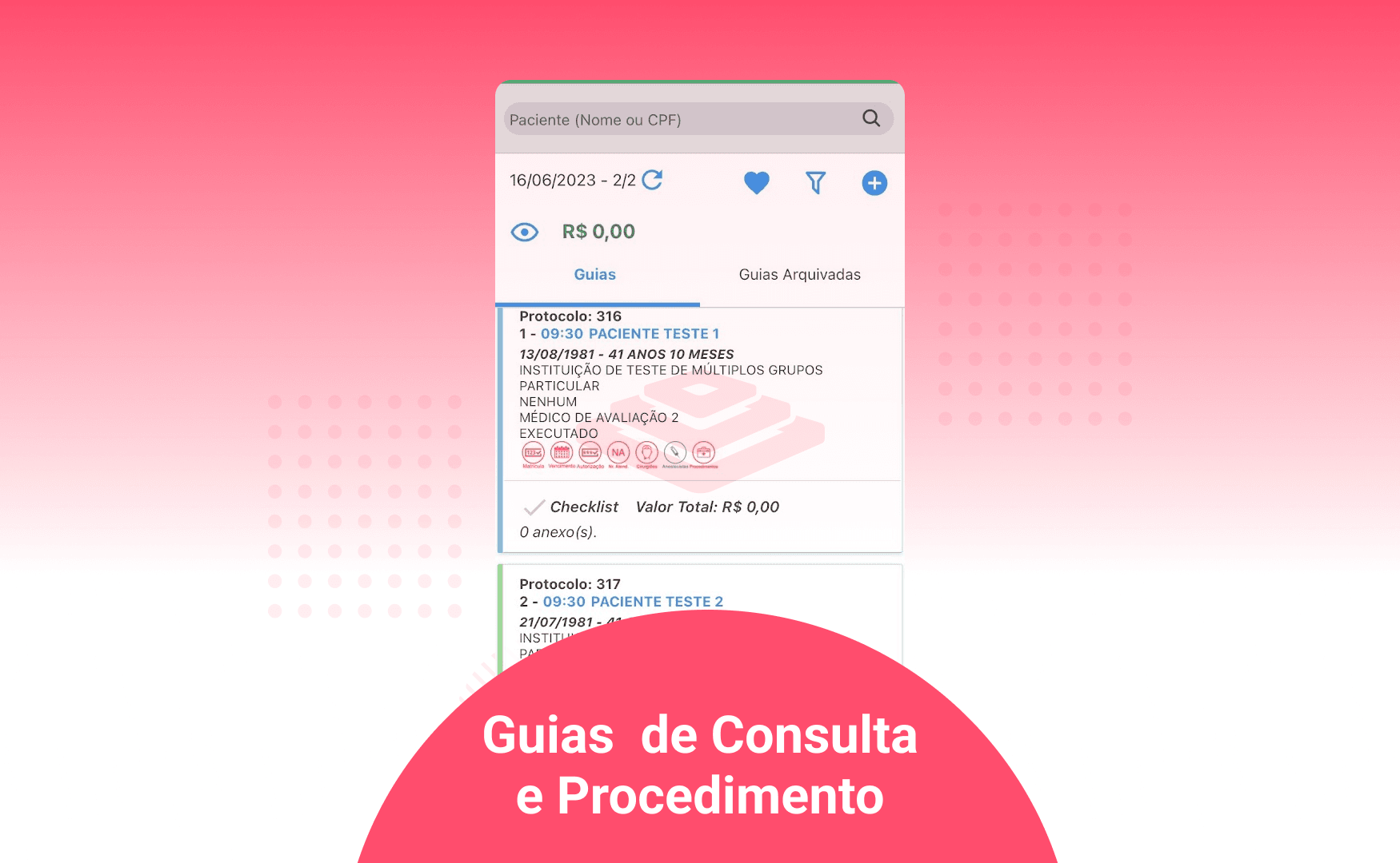 Simplifique o gerenciamento de consultas e procedimentos com nosso aplicativo