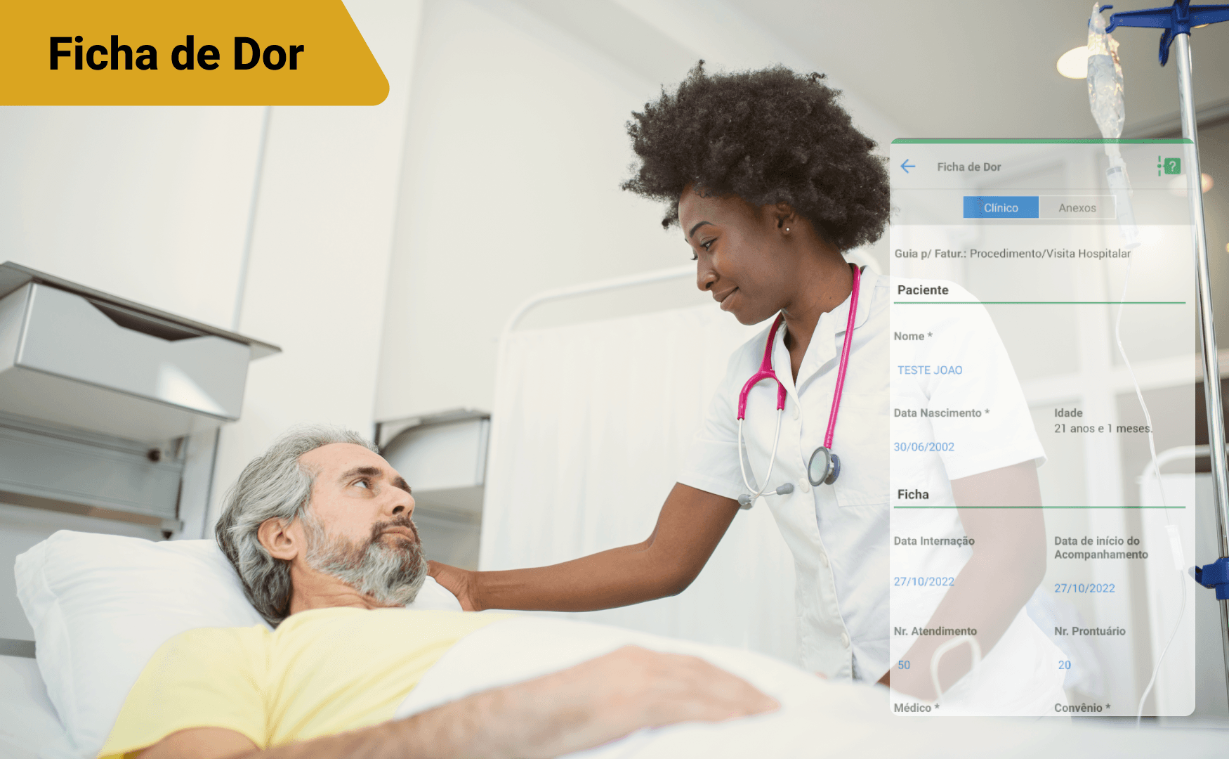 Revolucionando o Acompanhamento de Pacientes Internados com Nossa Inovadora Ficha de Dor no Aplicativo